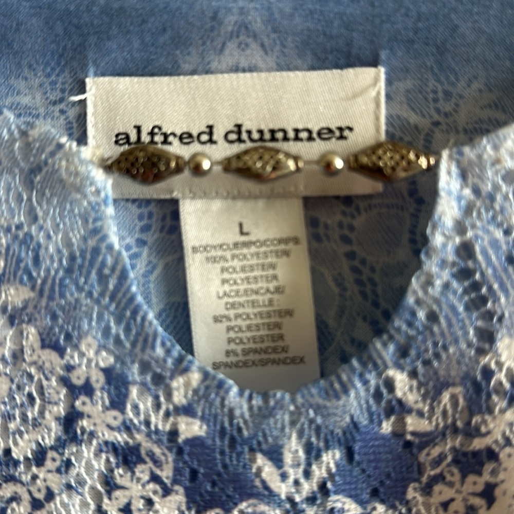 Alfred Dunner Lace Top - Picture 2 of 9